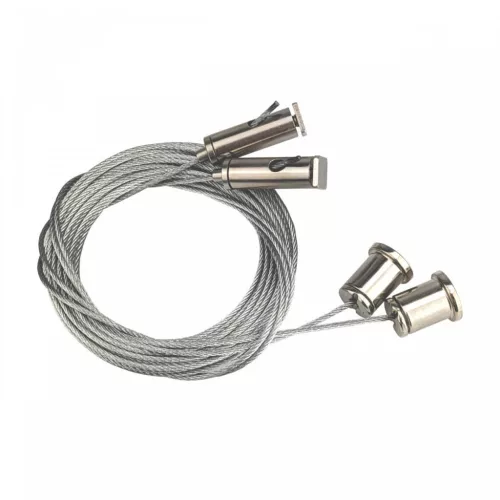 UNIVERSAL SUSPENSION KIT AND GALVANIZED STEEL WIRE    8M 2pcs SILVER SPECTRUM