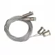 UNIVERSAL SUSPENSION KIT AND GALVANIZED STEEL WIRE    8M 2pcs SILVER SPECTRUM