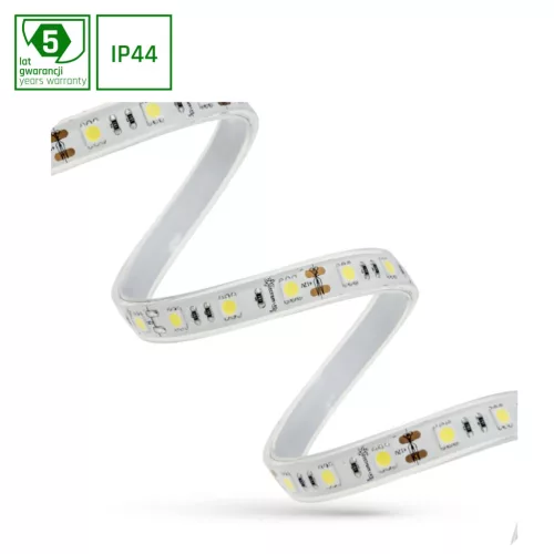 LED STRIP 55W 5050 60LED CW 1M (ROLL 5M) - WITH SILICONE