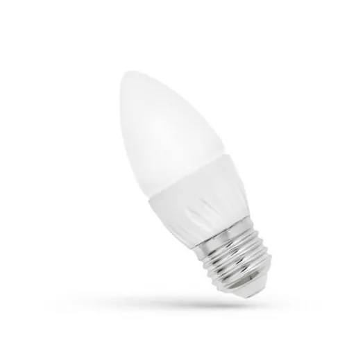 LED Gyertya E27 230V 4W CW, WOJ13037 SpectrumLED - Utolsó darabok!!