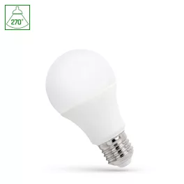   E27 LED-fényforrás, 4,9 W, Hideg fehér CW 6000K 450lm, WOJ13272_4_9W SpectrumLED