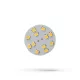 G4 LED-fényforrás 12 V, 2 W, Hideg fehér CW 6000K 230lm, WOJ13783 SpectrumLED