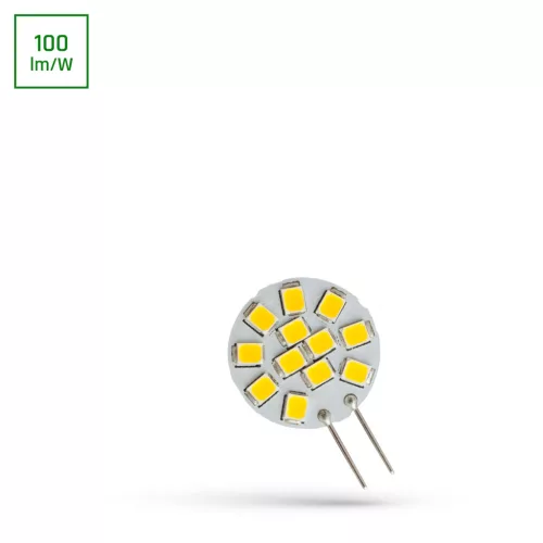 G4 LED-fényforrás 12 V, 1,2 W, Meleg fehér WW 3000K 120lm, WOJ13784_WW SpectrumLED