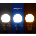 E27 LED-fényforrás, 7 W, Hideg fehér CW 6000K 620lm, WOJ13899 SpectrumLED