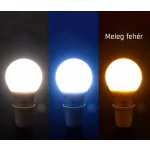 E27 LED-fényforrás, 7 W, Meleg fehér WW K lm, WOJ13900 SpectrumLED