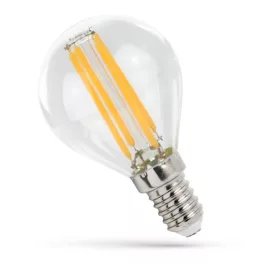   E14 LED-fényforrás, 4 W, filament, Meleg fehér WW 2700K 500lm, WOJ14071 SpectrumLED