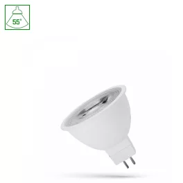   GU5,3 LED-fényforrás 12 V, 6 W, Meleg fehér WW 3000K 450lm, WOJ14098_55ST SpectrumLED