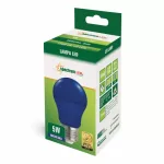 E27 LED-fényforrás, 5 W, Kék WW K lm, WOJ14112 SpectrumLED