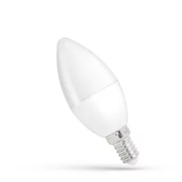   E14 LED-fényforrás, 8 W, Hideg fehér CW 6000K 710lm, WOJ14222_8W SpectrumLED