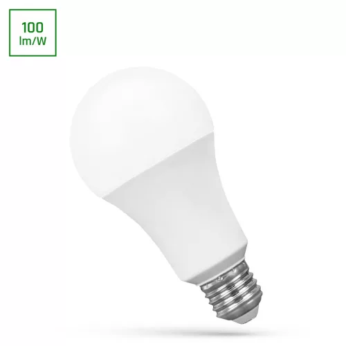 E27 LED-fényforrás, 18 W, Hideg fehér CW 6000K 1800lm, WOJ14250_A60 SpectrumLED