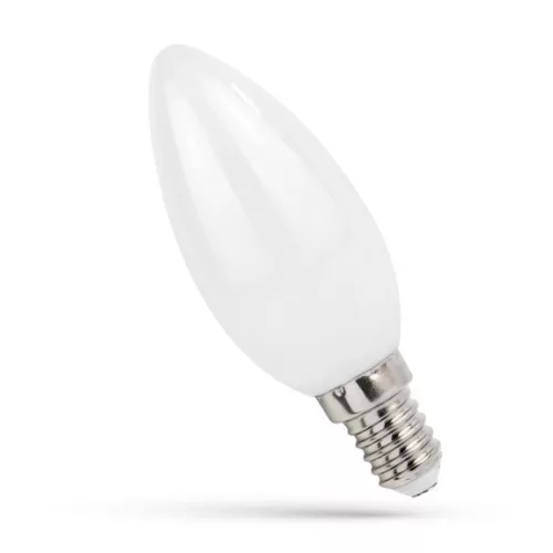 E14 LED-fényforrás, 4 W, filament, Természetes fehér NW 4000K 410lm, WOJ14333 SpectrumLED