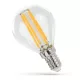 E14 LED-fényforrás, 4 W, filament, Természetes fehér NW 4000K 510lm, WOJ14334 SpectrumLED