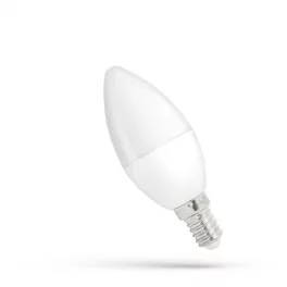   E14 LED-fényforrás, 6 W, szabályozható, Természetes fehér NW K lm, WOJ14382 SpectrumLED