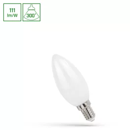   E14 LED-fényforrás, 5,5 W, filament, Meleg fehér WW 2700K 610lm, WOJ14392_5_5W SpectrumLED