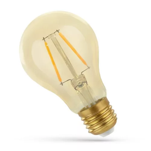 E27 LED-fényforrás, 4,9 W, filament, Meleg fehér WW 2400K 490lm, WOJ14459_4_9W SpectrumLED