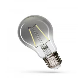   E27 LED-fényforrás, 2,5 W, filament, Természetes fehér NW 4000K 150lm, WOJ14468 SpectrumLED