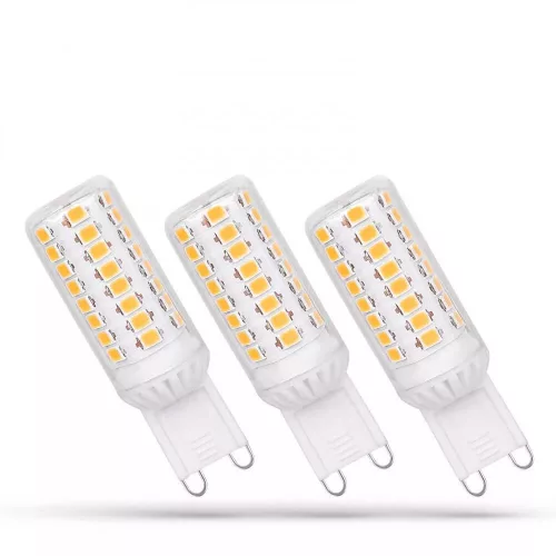 [OUTLET] G9 LED-fényforrás, 4 W, szabályozható, Meleg fehér, 5 év garancia WW 2700/3500K 410lm, WOJ14484_4W SpectrumLED