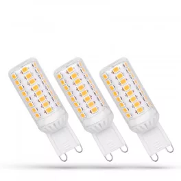   G9 LED-fényforrás, 4,9 W, szabályozható, Természetes fehér, 5 év garancia NW K lm, WOJ14485_4_9W SpectrumLED