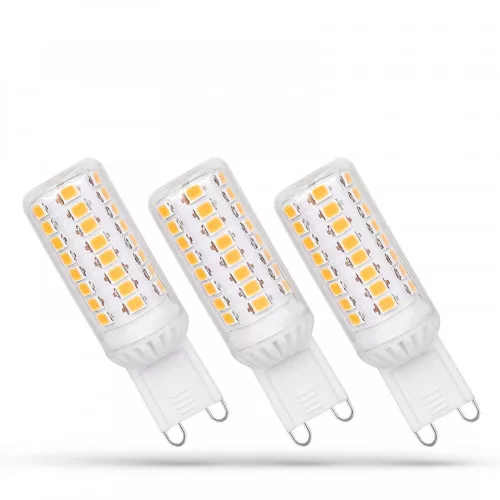 G9 LED-fényforrás, 4,9 W, szabályozható, Természetes fehér, 5 év garancia NW K lm, WOJ14485_4_9W SpectrumLED