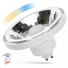  LED AR111 GU10 230V 10W SMD 30° CCT+DIMM WI-FI/BT SMART fehér házas WOJ14512 SpectrumLED