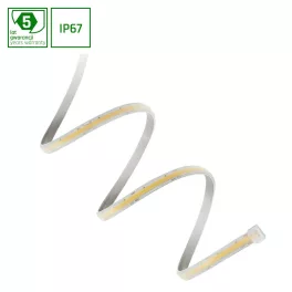   LED STRIP 55W/5M COB 24V NW 5Y WARRANTY 1M (ROLL 5M) WITH SILICONE MATT COATED  IP67
