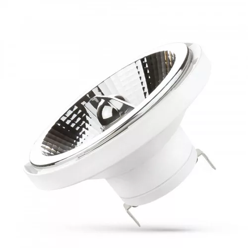 AR111 G53 LED-fényforrás, 12 V, 11 W, Természetes fehér, fehér, 5 év garancia NW 4000K 800lm, WOJ14554_11W SpectrumLED