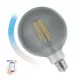 E27 LED-fényforrás, 4,9 W, filament, Szabályozható színhőmérséklet, szabályozható, Wi-Fi/BT  4000/6500K 350lm, WOJ14559 SpectrumLED
