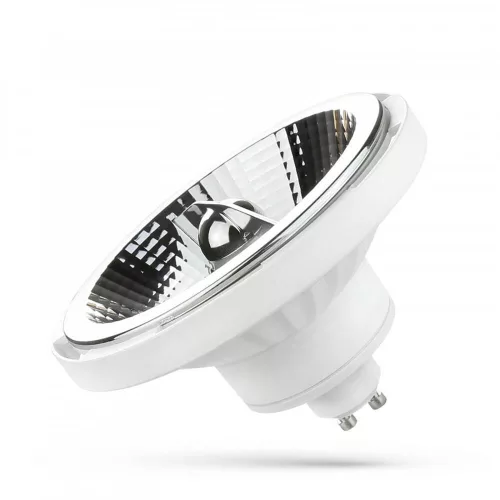AR111 GU10 LED-fényforrás, 12 W, Meleg fehér, fehér, 5 év garancia WW 3000K 1200lm, WOJ14563 SpectrumLED