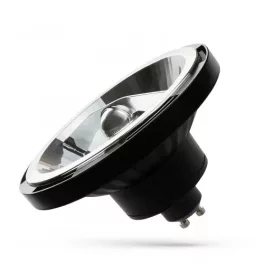   AR111 GU10 LED-fényforrás, 12 W, COB, Természetes fehér, fekete, 5 év garancia NW 4000K 1100lm, WOJ14571 SpectrumLED