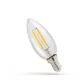 E14 LED-fényforrás, 1 W, filament, Természetes fehér NW 4000K 120lm, WOJ14576 SpectrumLED