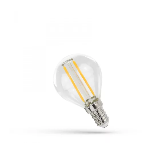 [OUTLET] E14 LED-fényforrás, 1 W, filament, Természetes fehér NW 4000K 110lm, WOJ14580 SpectrumLED