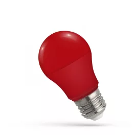   E27 LED-fényforrás, 4,9 W, Piros  K lm, WOJ14605 SpectrumLED