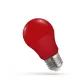 E27 LED-fényforrás, 4,9 W, Piros  K lm, WOJ14605 SpectrumLED