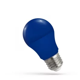   E27 LED-fényforrás, 4,9 W, Kék  K lm, WOJ14607 SpectrumLED