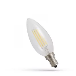  E14 LED-fényforrás, 1 W, filament, Meleg fehér WW 1800K 60lm, WOJ14648 SpectrumLED