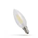 E14 LED-fényforrás, 4 W, filament, Meleg fehér WW 1800K 340lm, WOJ14649 SpectrumLED