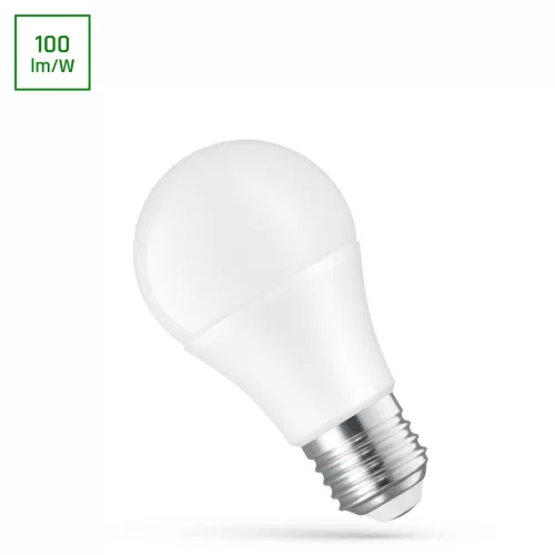 E27 LED-fényforrás, 8.5 W, Meleg fehér WW 3000K 850lm, WOJ14657 SpectrumLED