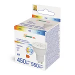 GU10 LED-fényforrás, 6 W, Szabályozható színhőmérséklet  3000/4000/6000K 550lm, WOJ14703 SpectrumLED