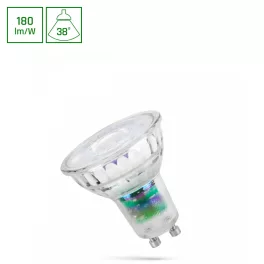 LED GU10 230V 2,5W SMD  A-CLASS WW LENS 38DEG SPECTRUM