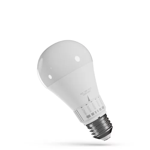 E27 LED-fényforrás, 13 W, szabályozható, 5CCT  2700/3000/4000/5000/6500K 1500lm, WOJ14716 SpectrumLED