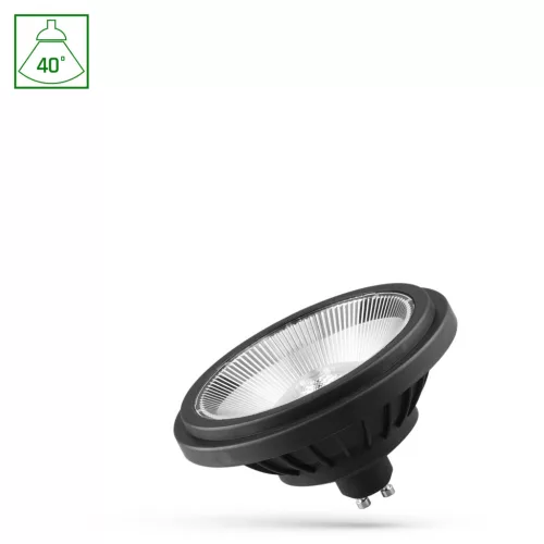 AR111 GU10 LED-fényforrás, 14 W, Természetes fehér, fekete NW 4000K 1200lm, WOJ16848 SpectrumLED