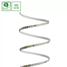   LED STRIP 2835 24V 128LED 10W/m 1200lm/m NW 8mm IP20 5YR 5m roll