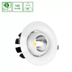 CEL MIRYDA ROUND 840 27W 230V 40DEG WHITE
