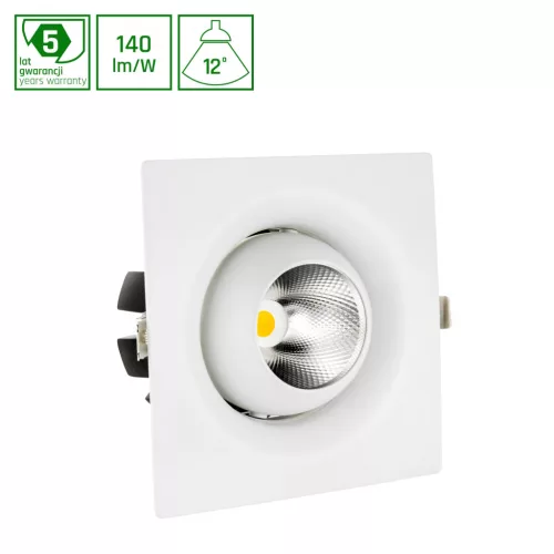 CEL MIRYDA SQUARE 840 27W 230V 12DEG WHITE