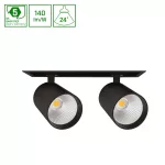 MDD PESO 2 830 2*19W 230V 24DEG BLACK