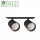 MDD PESO 2 840 2*19W 230V 40DEG BLACK DALI