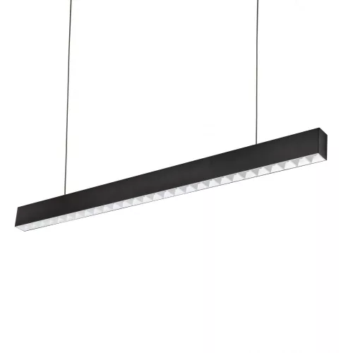 ALLDAY INSPIRE ONE DARK LIGHT Lineáris lámpa, 46W, 80°, IP20, szabályozható, Természetes fehér, fekete, 5 év garancia WOJP06529 SpectrumLED