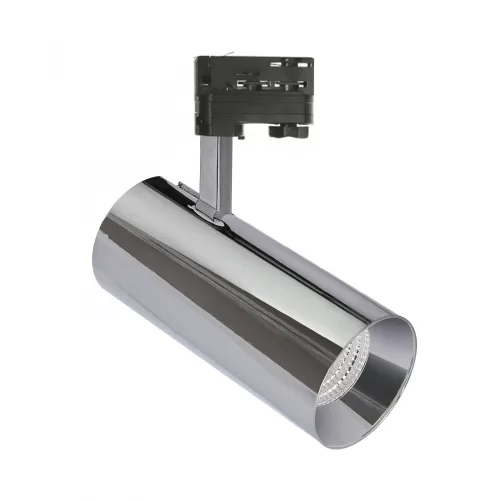 MDR BRANTA METALICA 840 háromfázisú sínes lámpa, 10W, 24°, CRI 80, ezüst WOJP06914 SpectrumLED