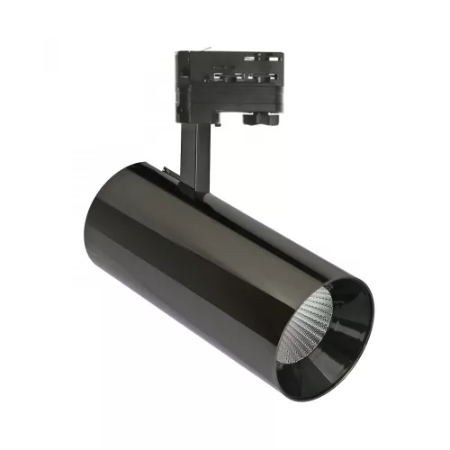 MDR BRANTA METALICA MEAT háromfázisú sínes lámpa, 27W, 60°, CRI 80, szabályozható, Fekete WOJP07012 SpectrumLED