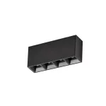 ALLDAY INSPIRE ONE DARK LIGHT Lineáris lámpa, 10W, 80°, IP20, Természetes fehér, fekete, 5 év garancia WOJP07060 SpectrumLED